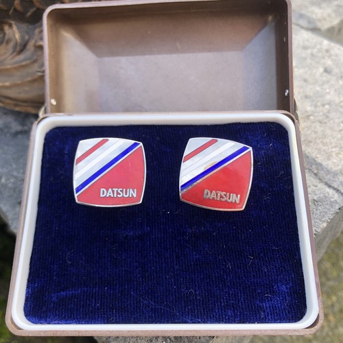Vintage datsun cuff links - cuff,