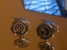 Cuff Links Two Pairs, White