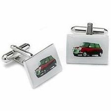 Red Mini Car Cufflinks Cuff