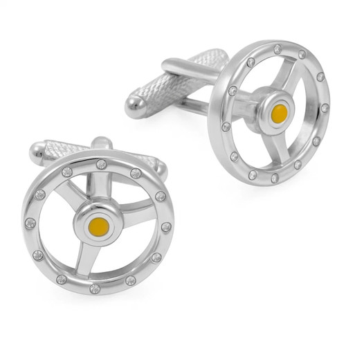 Steering wheel cufflinks - steering,