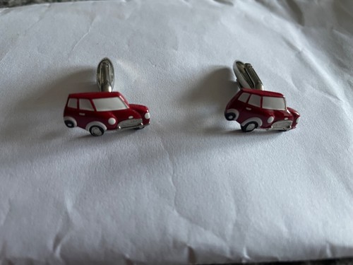 Red mini cooper car shape - mini, cuff