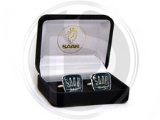 Saab Cuff Links Set - Enamel